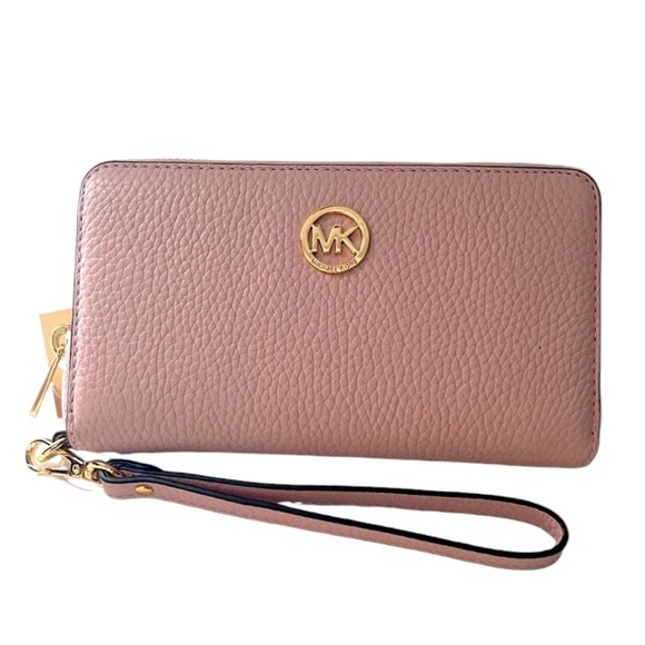 MK Blossom Fulton Phone Wallet w/Zipper compartment, Phone slot; Defective - Picture 3 of 6